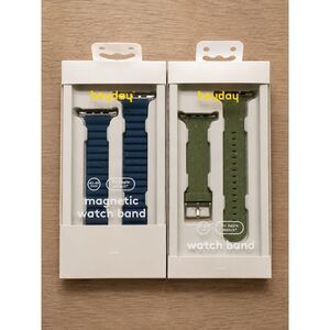 Heyday Apple Watch Band Set of 2 Magnetic Fits 42mm–49mm Apple Watch | NIP